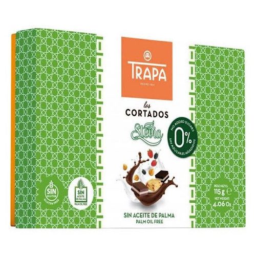 Trapa, Cortados Stevia, výběr dezertů, bez cukru, 115 g