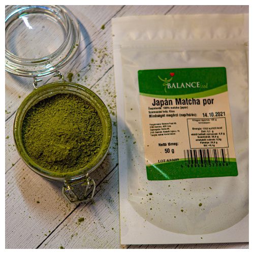 Japonský zelený čajový prášek matcha 50g