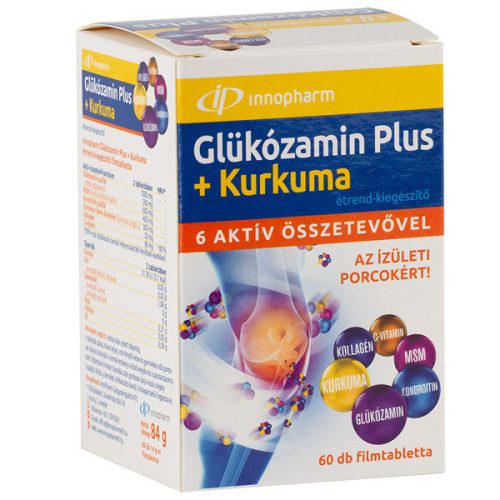 Innopharm Glukosamin Plus + Kurkuma doplněk stravy potahované tablety 60x/90x