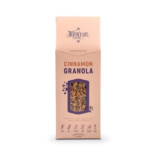 Hester's Life Cinnamon granola / skořicová granola 320 g