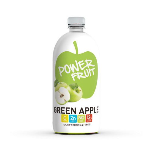 Nápoj Power Fruit o příchuti zeleného jablka s vitaminem C a zinkem, 750 ml.
