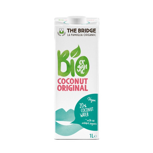 The Bridge Bio Kokosový nápoj, s 20% kokosové vody, 1000 ml