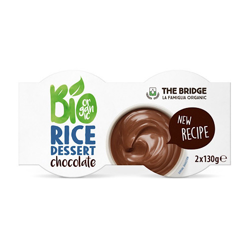 "The Bridge Bio rýžový dezert, čokoládový, 2*130g